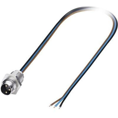 Embase mâle M8 pour capteurs/actionneurs Phoenix Contact SACC-E-M 8MS-4CON-M8/0,5 1500347 Contenu: 1 pc(s) (1/2)