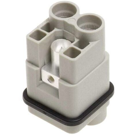 HARTING 09120022751 Insert femelle Han® Q 2 + PE connexion à vis axiale 1 pc(s) D10962 (1/4)