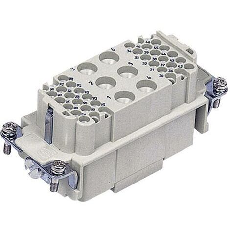 HARTING 09380423101 Insert femelle Han® Com 6 + 36 + PE raccord à vis 1 pc(s) D10156 (1/5)