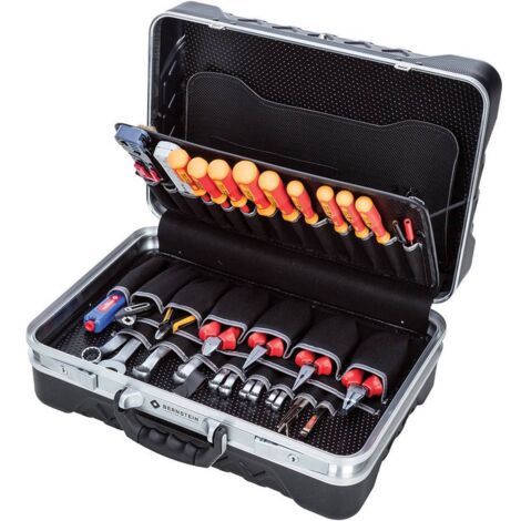 Bernstein Tools for Electronics TELEDATA 6700 pour électricien Mallette à outils équipée 75 pièces (L x l x H) 470 x 34 (1/3)