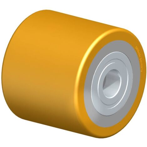 Galets de transpalettes Ø 80 mm – Charge max 630 kg – Roulement à billes – Tôle d'acier et polyuréthane – 269670 – Blickle