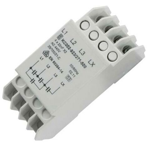 Coupleur de phase monté – Tension d'entrée 400 V/AC – Fréquence 1-40 MHz – Pour installations triphasées – Allnet