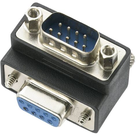Adaptateur série Renkforce [1x SUB-D mâle 9 pôles - 1x SUB-D femelle 9 pôles] vissable R68131