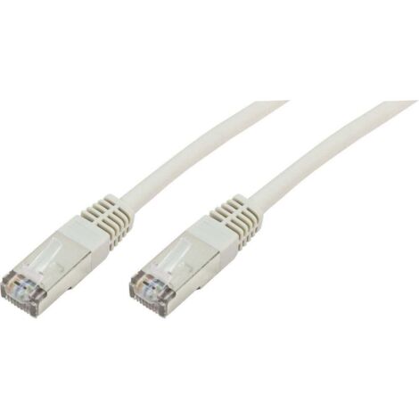 LogiLink 992298 RJ45 Câble réseau, câble patch CAT 5e SF/UTP 10.00 m gris 1 pc(s) R05506 (1/2)