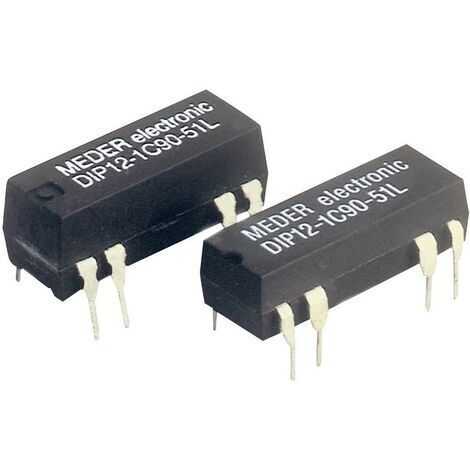 Relais Reed DIP-8 StandexMeder Electronics DIP12-1C90-51L 3212001051 1 inverseur (RT) 12 V/DC 0.5 A 10 W 1 pc(s) A736401 (1/5)
