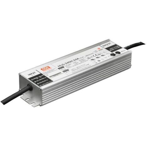 Driver LED Mean Well HLG-240H-24A 24 V DC 10 A A041751