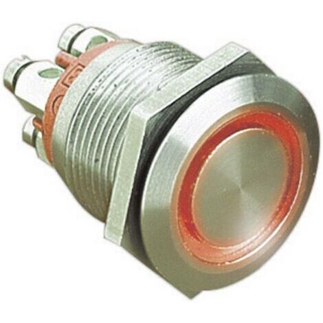 Bulgin MPI002/TERM/AM MPI002/TERM/AM Bouton-poussoir antivandalisme 24 V/DC 0.05 A 1 x Off/(On) ambr (1/2)