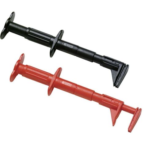 Fluke AC87 Pince à contacts plats femelle 4 mm CAT III 600 V rouge, noir (1/2)