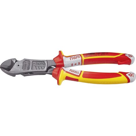 NWS FantasticoPlus 138-69-VDE-200 VDE Pince coupante diagonale à forte démultiplication avec facette 200 mm W047701
