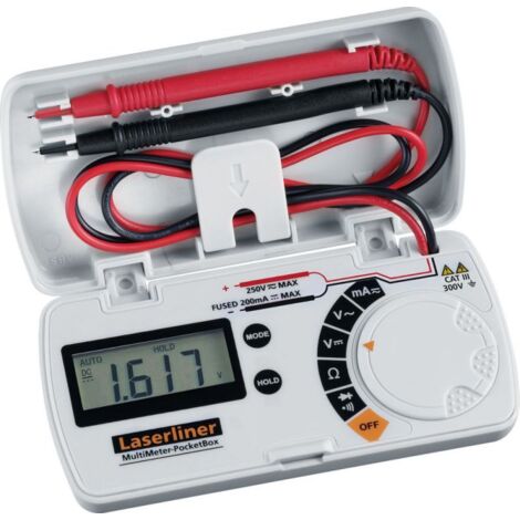 Laserliner Pocket Box Multimètre numérique CAT II 250 V Affichage (nombre de points): 1999 S907161 (1/4)