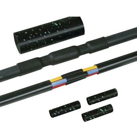 HellermannTyton Warmschrumpf-Verbindungsgarnitur noir 380-04013 (1/3)