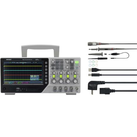 Oscilloscope numérique portable double canal 180 MHz 3 Mo bande