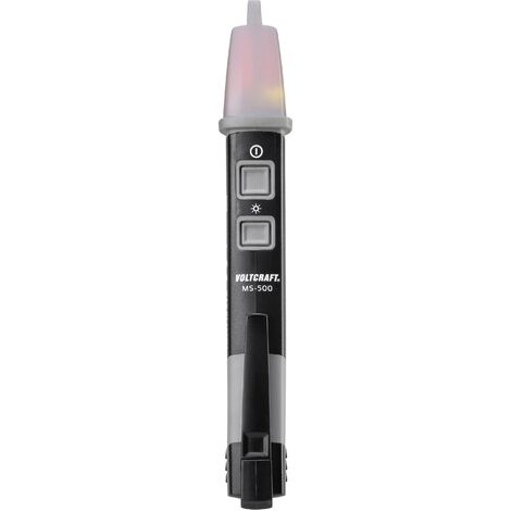 Détecteur de tension sans contact VOLTCRAFT MS-500 CAT IV 1000 V LED, Acoustique
