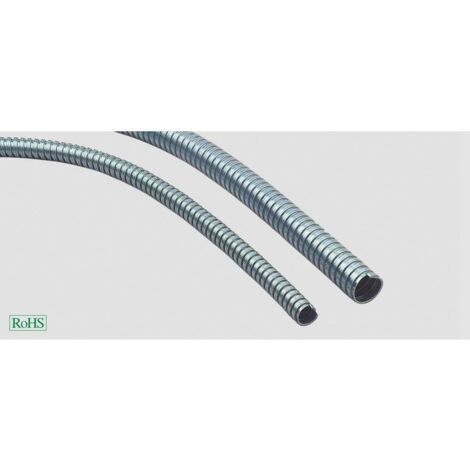 Helukabel 94883 SPR-AS Gaine de protection métallique argent 16.00 mm 10 m X121431 (1/2)