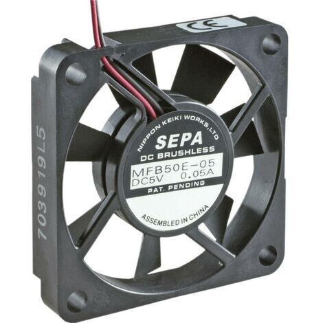 SEPA MFB50E05 Ventilateur axial 5 V/DC 10.1 m³/h (L x l x H) 50 x 50 x 10 mm X811091
