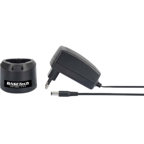 Chargeur pour électroportatif Li-ion 10,8 V – Courant de charge 1500 mA – Tension 240 V AC – 1 baie de charge – BT1761445 – Basetech