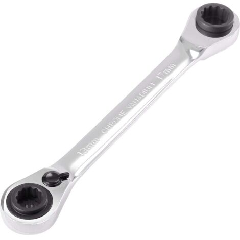 CLÉS POLYGONALE DOUBLE À CLIQUET TOOLCRAFT TO-5355795 (1/6)