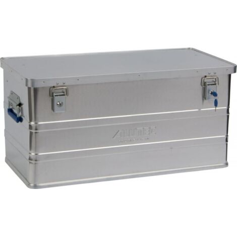FP – Caisse de transport aluminium Alutec CLASSIC 93 – Dimensions 775 x 385 x 375 mm – 2 serrures à cylindre – Boîte de rangement pour outils
