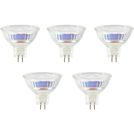 LED Sygonix SY-5781924 CEE F (A - G) GU5.3 réflecteur 6.5 W = 50 W blanc chaud (Ø x H) 44 mm x 50 mm 5 pc(s) C070852