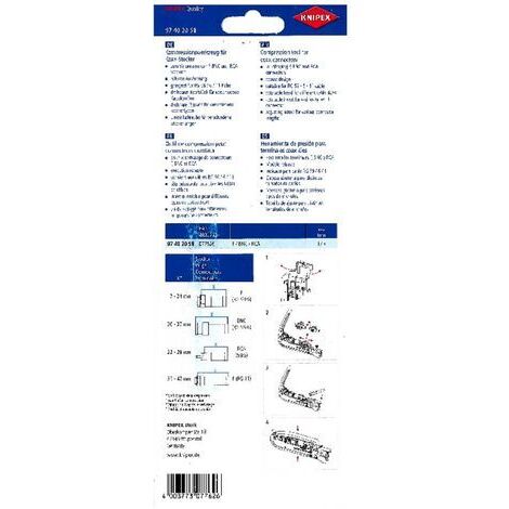 Pince à Sertir Réglable RG59 RG6 RG11 - Outil De Compression Coaxial à Cliquet, Couleur Bleue