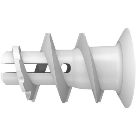 Fischer – Cheville pour plaques de plâtre 22 mm – Fixation rapide sans pré-perçage – 10 chevilles et outil de pose inclus – Charge élevée - V836863