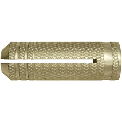 Fischer – Cheville en laiton MS 6 x 22 mm – Lot de 15 chevilles pour fixation dans matériaux pleins – Montage rapide et démontage à fleur de surface (1/5)