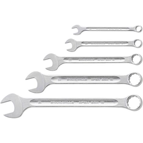 Stahlwille 96400809 13/5 Jeu de clés mixtes 5 pièces Ouverture de clé (métrique) 8 - 19 mm R682872 (1/2)