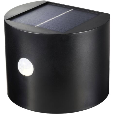 Sygonix SY-5770788 Applique solaire extérieure avec détecteur de mouvement LED noir C632012 (1/4)