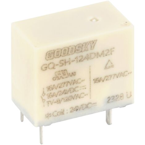 GoodSky GQ-SH-124DM2F Relais pour circuits imprimés 24 V/DC 16 A 1 NO (T) 1 pc(s) R320542 (1/2)