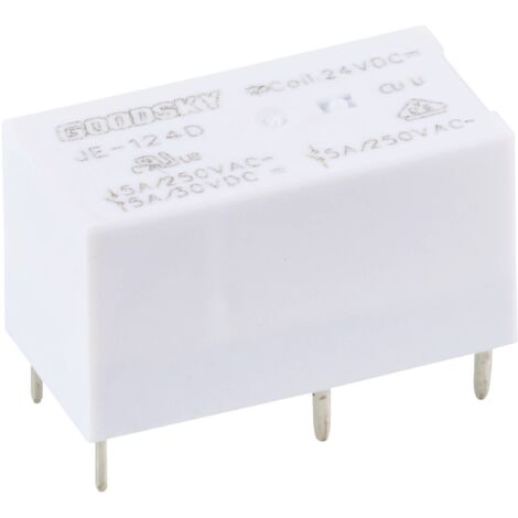 GoodSky JE-124D Relais pour circuits imprimés 24 V/DC 5 A 1 inverseur (RT) 1 pc(s) R320962 (1/2)