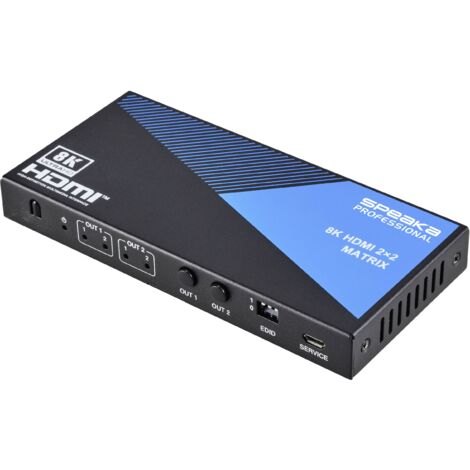 SpeaKa Professional SP-HDMIS-300 2 Port HDMI-Splitter Ultra HD-fähig SpeaKa Professional SP-HDMIS-300 2 Port HDMI-Splitter Ultra HD-fähig