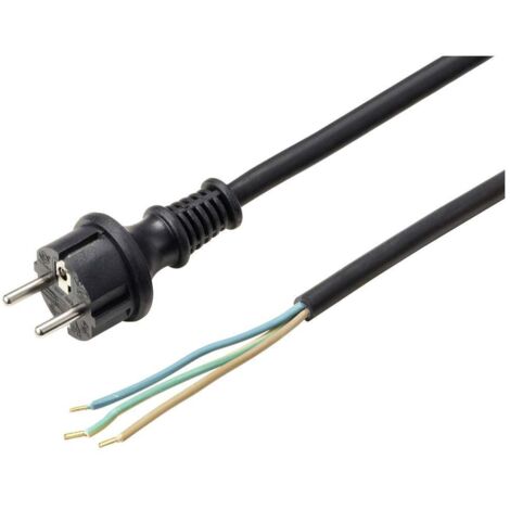 Sygonix SY-6029114 alimentation Câble de raccordement noir 10.00 m V913343 (1/2)