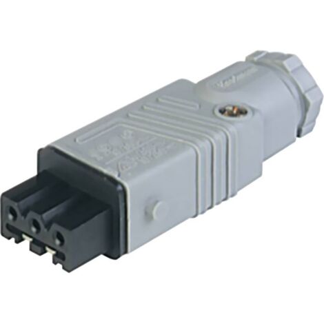 Hirschmann 932 140-106-1 Connecteur d'alimentation STAK femelle, droit Nombre total de pôles: 3 + PE 16 A gris 1 pc(s) D27737