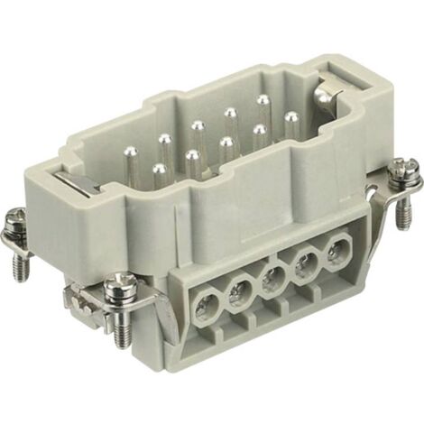 HARTING 09330102601 Insert mâle Han® E 10 + PE raccord à vis 1 pc(s) D19390 (1/3)
