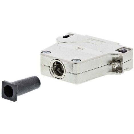 Capot SUB-D 25 pôles HARTING 09670250344 métal 180 ° argent 1 pc(s) D19015 (1/3)