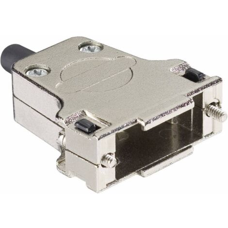 Capot SUB-D 37 pôles HARTING 09670370344 métal 180 ° argent 1 pc(s) D19033 (1/2)