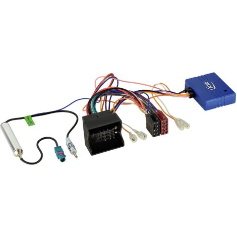 Faisceau ISO compatible avec Audi VW Seat Skoda avec adaptateur antenne fakra - Apres contact Canbus