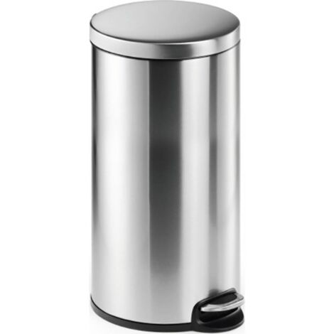 Corbeille à papier Durable 340323 340323 30 l (Ø x H) 290 mm x 655 mm acier inoxydable argent 1 pc(s) A839522 (1/3)