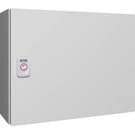 Rittal KX 1576.000 Coffret d'installation, Boîtier mural 380 x 300 x 155 Tôle d'acier gris clair (RA (1/2)