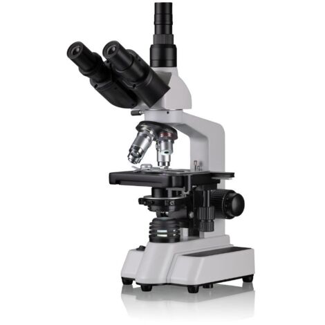 Microscope à lumière transmise Bresser Optik 5723100 trinoculaire 1000 x lumière transmise (1/3)