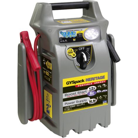 Système de démarrage rapide 25844 – Gyspack Heritage 12V 450A – Chargeur automatique 230V/12V – 2 batteries 20Ah intégrées (1/5)