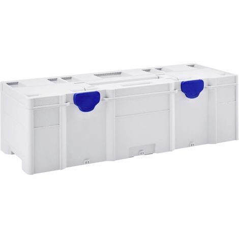Caisse de transport Systainer III XXL 83000016 – Plastique ABS indéformable – Dimensions 792 x 237 x 296 mm – Protection contre poussière et projections d'eau – Tanos (1/4)