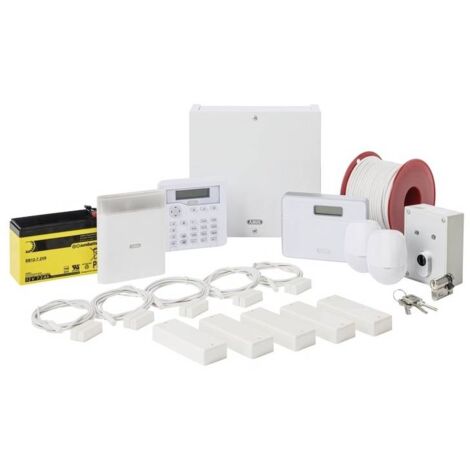 Kit système d'alarme ABUS AZAA10300 Terxon SX Zones d'alarme filaire 8 zones, 1x zone anti-sabotage V162663