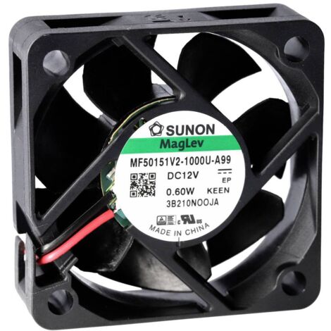Sunon MF50152VX-1000U-A99 Ventilateur axial 24 V/DC 31.59 m³/h (L x l x H) 15 x 50 x 50 mm R054742