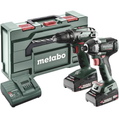 Metabo – Perceuse-visseuse sans fil 685193000 – 18V 2Ah Li-Ion – Moteur Brushless – Couple max 48Nm – Pour bois dur et béton armé (1/5)