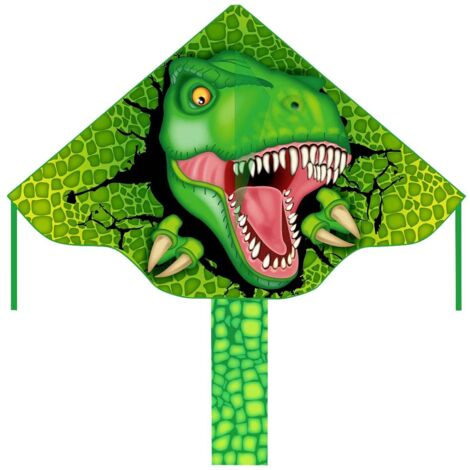 Ecoline 1 ligne Cerf-volant Prospectus simple T-Rex Envergure (détails) 1200 mm Force du vent suppor (1/5)
