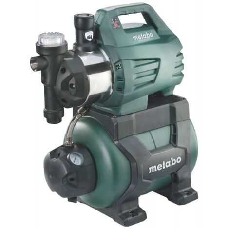 Metabo – Pompe de surpresseur 60097400 – Débit 4500 l/h – Hauteur de refoulement 48 m – Moteur à condensateur sans entretien