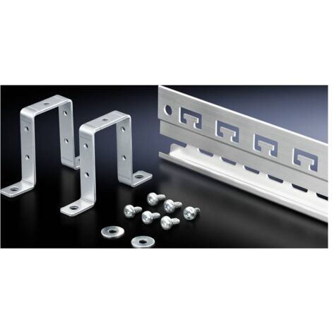 Rail de montage perforé, profilé C Rittal 2388.650 aluminium 1 pc(s) Y048451 (1/3)