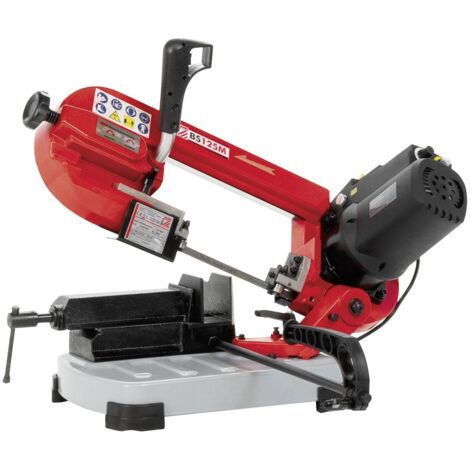 Holzmann Maschinen Scie à ruban mobile pour métaux BS125M230V 230 V 400 W Longueur lame de scie 143