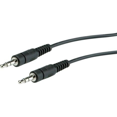 Câble de raccordement Roline 11.09.4501 Jack audio [1x Jack mâle 3.5 mm - 1x Jack mâle 3.5 mm] 1.00 (1/4)